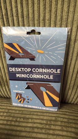 Desktop cornhole activity