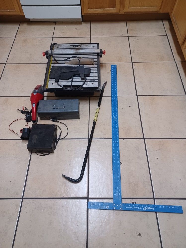 Tile Saw And Other Tools