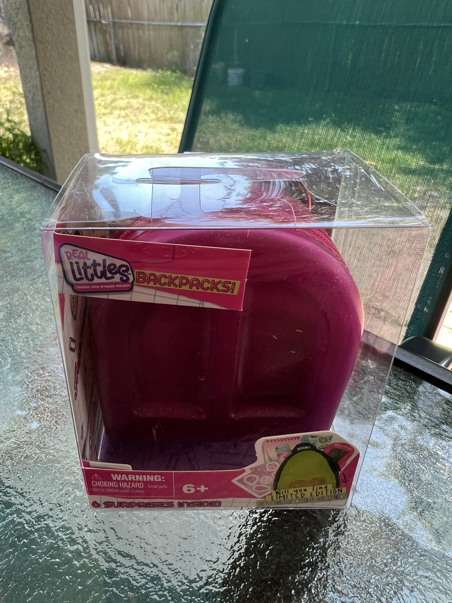 Shopkins Real Littles Backpack/ Pink Popsicle