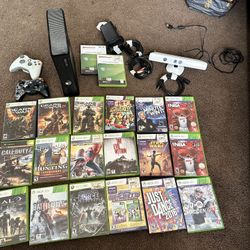 Xbox 360 S With Lots Of Games