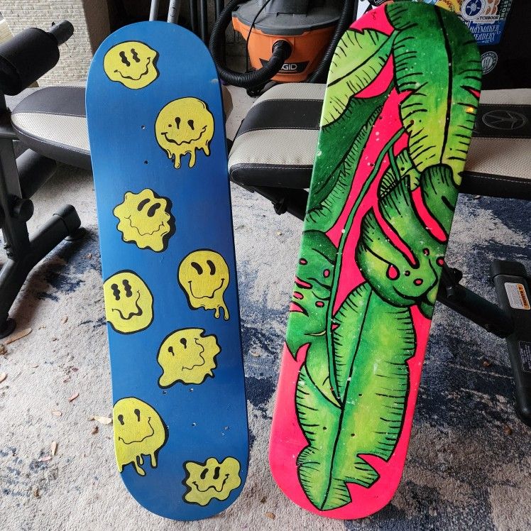 Custom Painted Skateboards