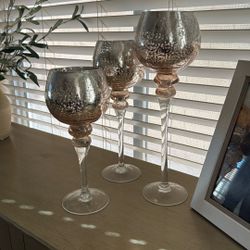 Glass Candle Holder