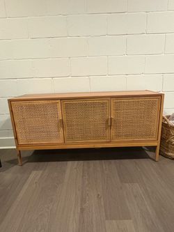 Rattan Credenza