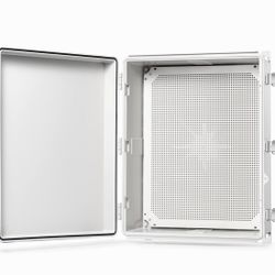 Waterproof Junction Box IP67 Outdoor Plastic Electrical Project Enclosure Weatherproof with Mounting Plate,