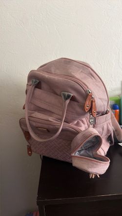 Pink diaper bag