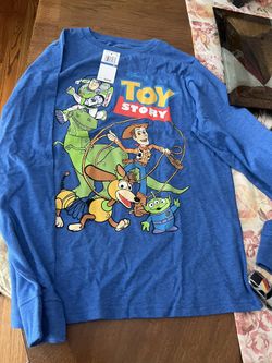New Disney Toy Story Children XL Long Sleeve Shirt New With Tags