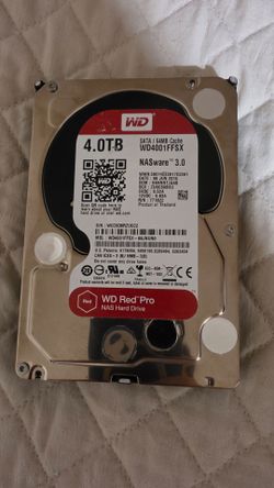 WD Red Pro 4TB NAS Hard Drive (WD4001FFSX)