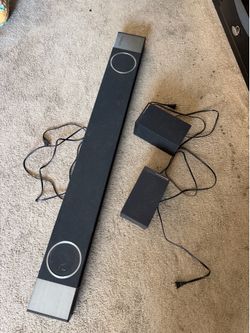 Sound bar and surround speakers