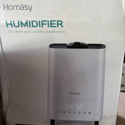 NEW. Upgraded Humidifiers, Large Capacity with Remote and LED Display, Warm and Cool Mist Humidifier