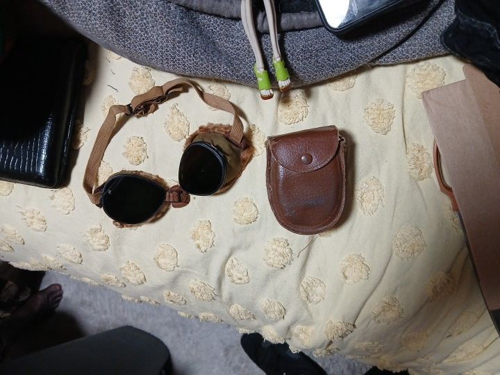 Vintage 1940 WWII Military Mountain Goggles