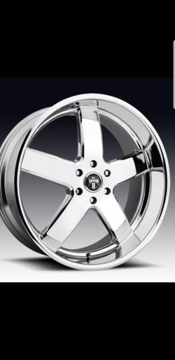 24x10 Dub Big Baller Chrome 6x5.5 with tire special(we finance)