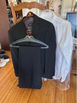 Wool three piece suit with 15-34/35 dress