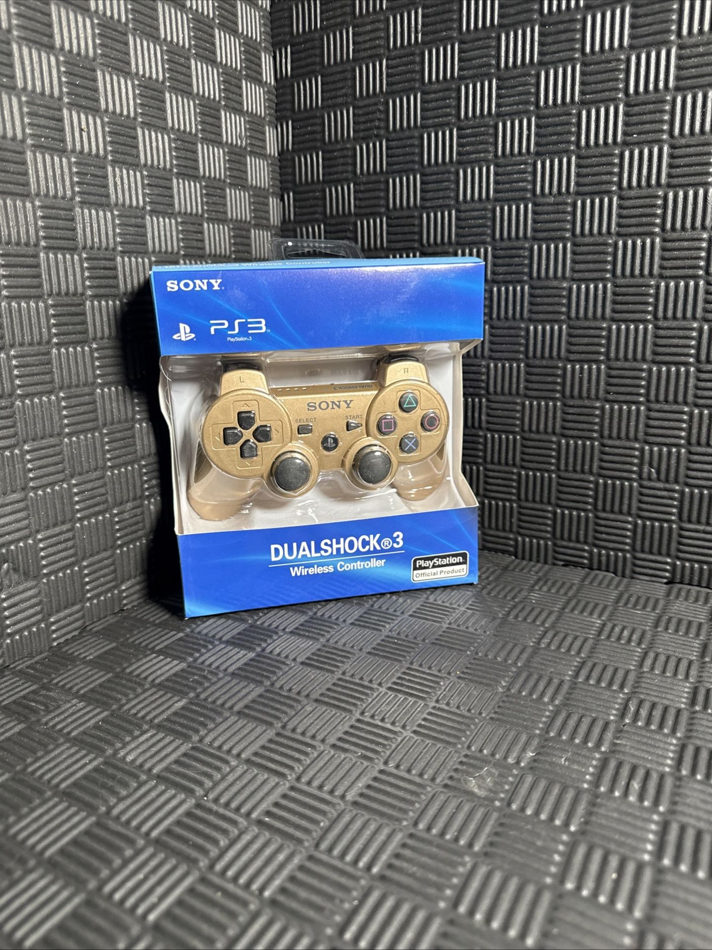 Sony PlayStation PS3 DualShock 3 Sixaxis Gold Wireless OEM Controller Tested