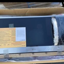 New 2.1 cu. ft. 30 in. W PrintProof Stainless Steel 1,050-Watt Smart Over-The-Range Microwave Oven