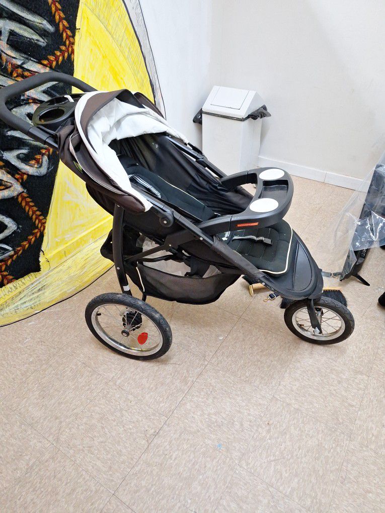 3wheel W /metal Spoke Refelectors Baby Stroller