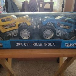 🆕️ 2 FRICTION TRUCKS. PULL BACK AND LET THEM GO. 