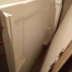 Three Piece Fiberglass Bathroom Tub Surround