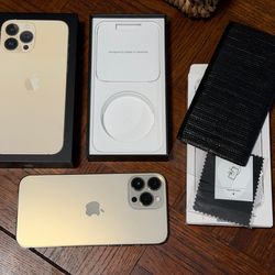 iPhone 13 Pro Max - 128GB - Gold (Unlocked) - Pristine Condition