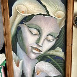 Big Flower Of Alcatraz Painting 