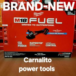 Milwaukee
M18 FUEL ONE-KEY 18V Lith-Ion Brushless Cordless 4-1/2 in./6 in. Variable Speed Grinder w/Paddle Switch & Two Batteries