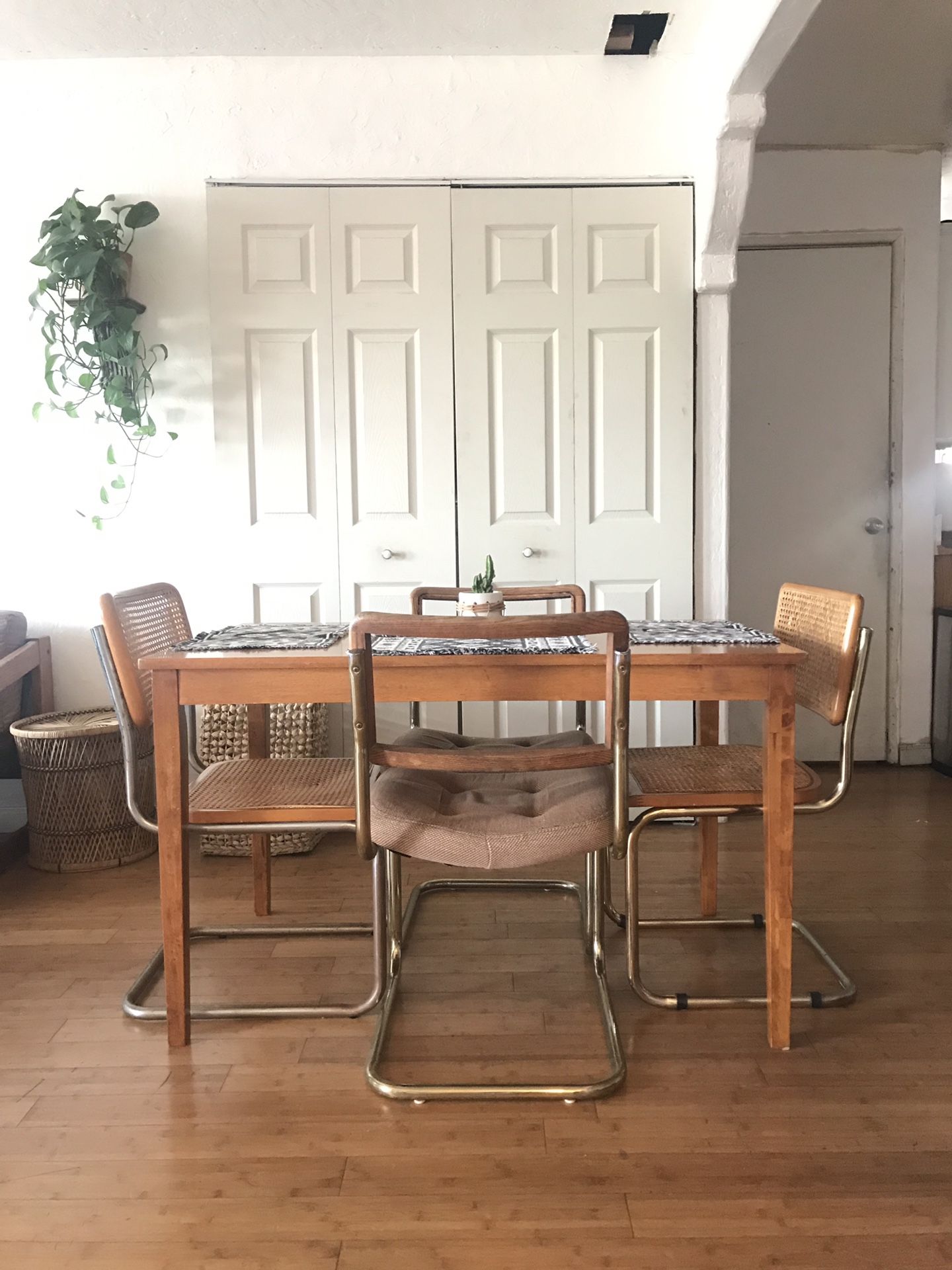 Boho Wooden Dining Table