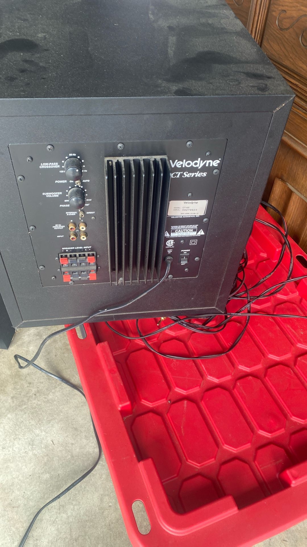 Velodyne 10 inch sub CT series