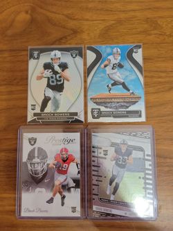 Nice Brock bowers rookie collection LOT RAIDERS