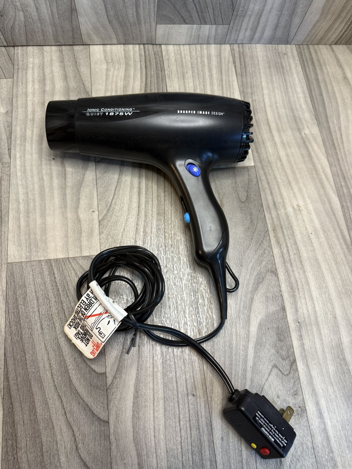Iconic Conditioning Quiet 1875 W Sharper Image Blow Dryer Works Great