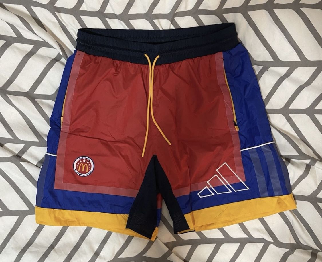 Eric Emanuel X Adidas McDonald’s All American Shorts Sz M 100 % Authentic