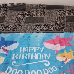 Baby Shark Background banner.