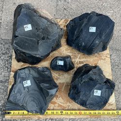 Large Raw Obsidian Rocks $4 per pound