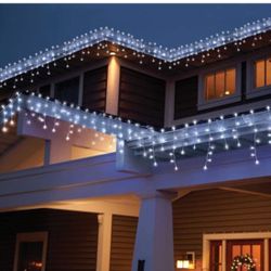 Icicle String Lights with 72 Drops, 432 LED 35.4ft 8 Modes Low Voltage