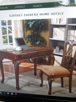 Desk and chair new