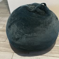 Corduroy bean bag chair / floor lounger (adult-sized)