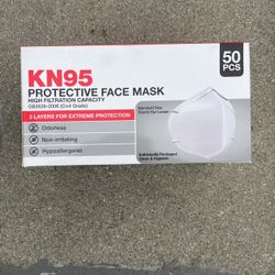 50 Pc Kn95 Face Mask White