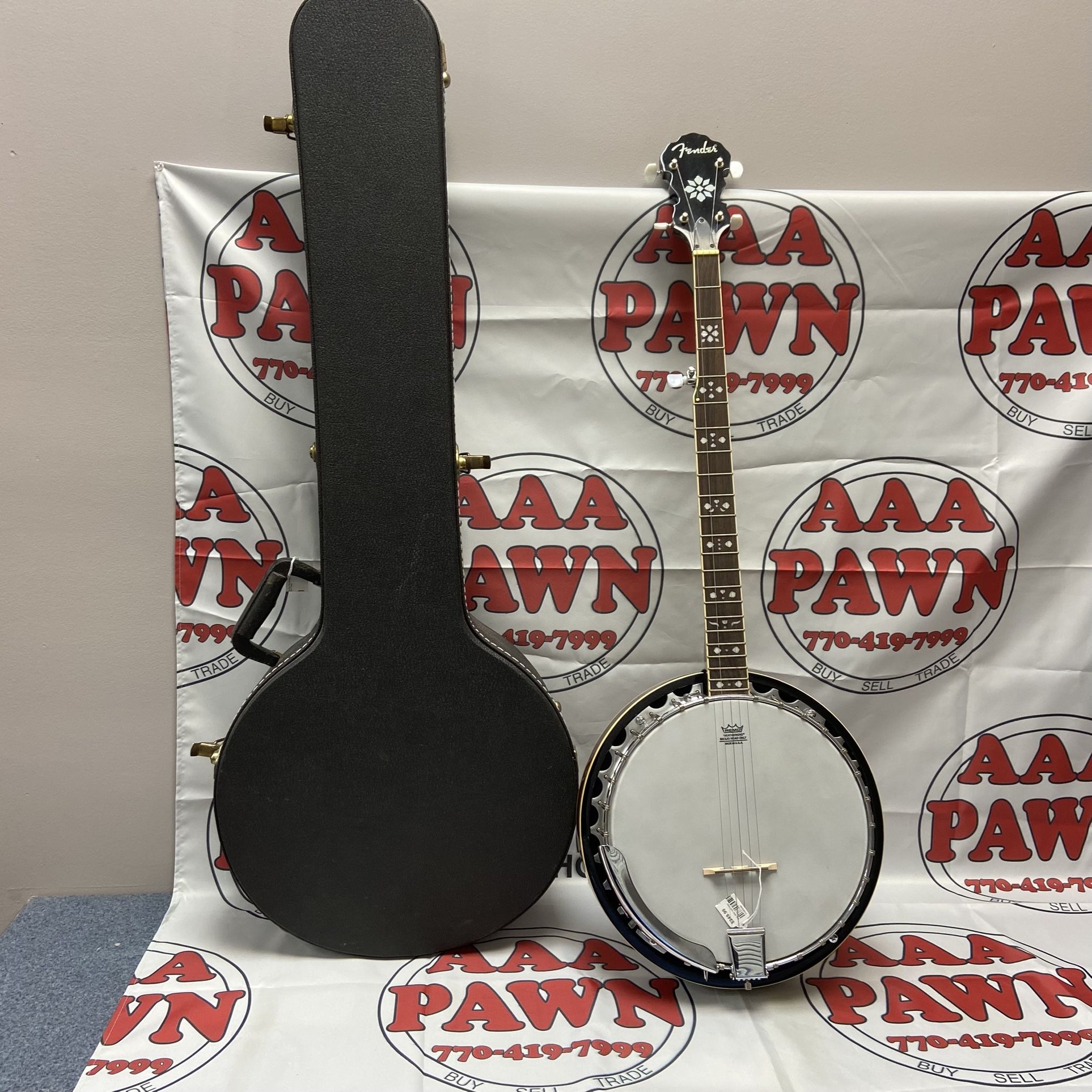 Fender FB-55 Banjo W/ Hard Case 11055680
