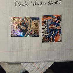 Mac Jones Rookie Card Lot.  2 Card Lot