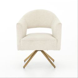 Adara swivel desk chair by Four Hands