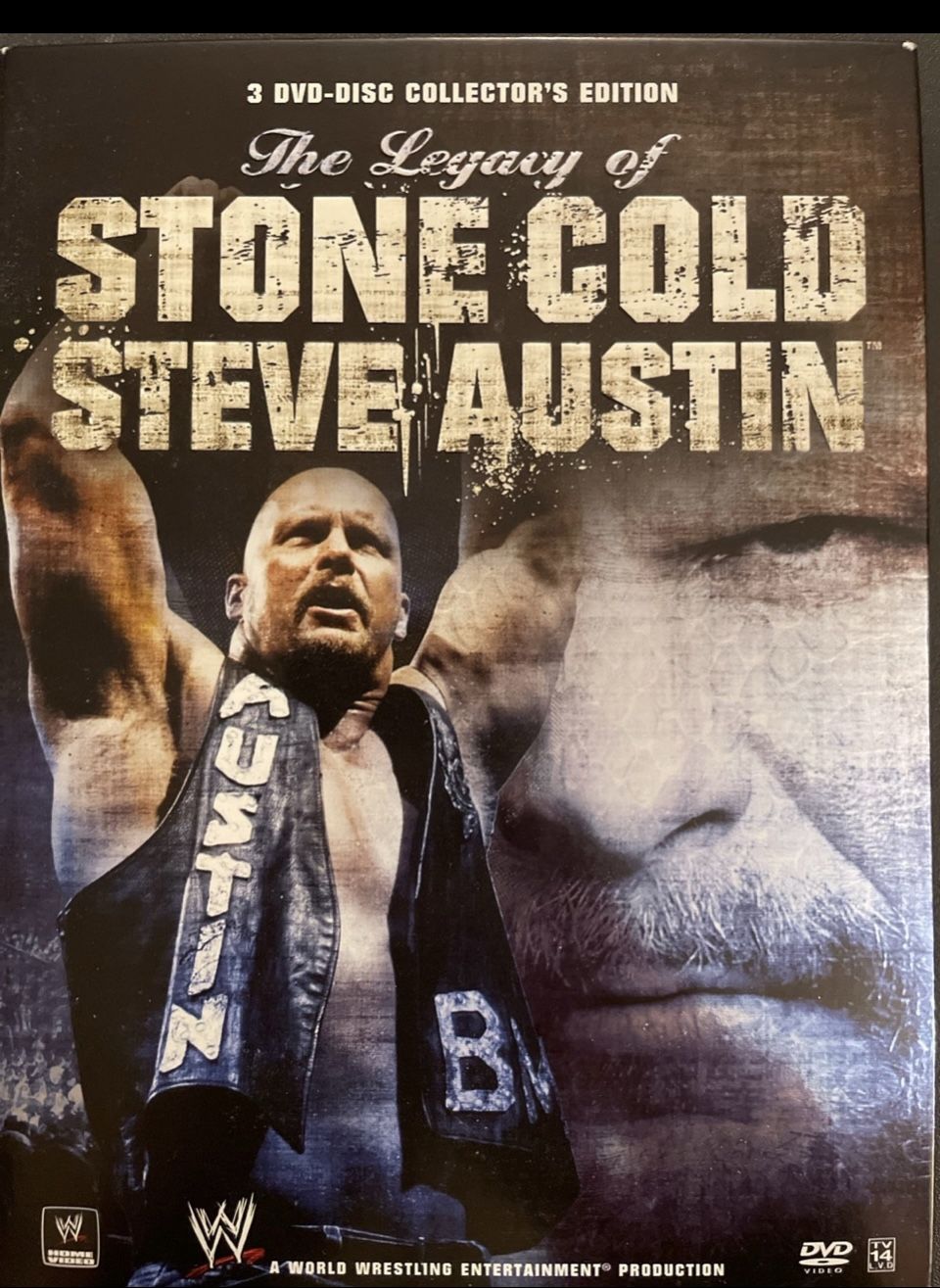 WWE The Legacy Of STONE COLD STEVE AUSTIN 3-Disc Collector’s Edition (DVD-2012)