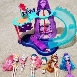 Enchantimals Water Park Toy & Extra Dolls 