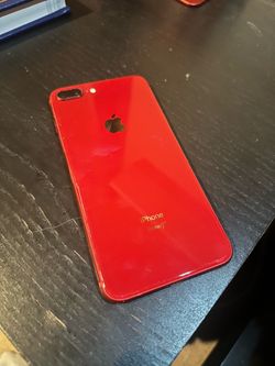 Red iphone 8 Plus