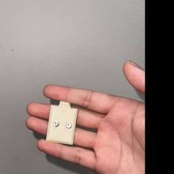 6mm 14k Solid Gold Round Basket Stud Earrings