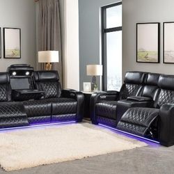 2 PC POWER SOFA AND LOVESEAT NEW IN BOX. NO CREDIT NEEDED FINANCING AVAILABLE 