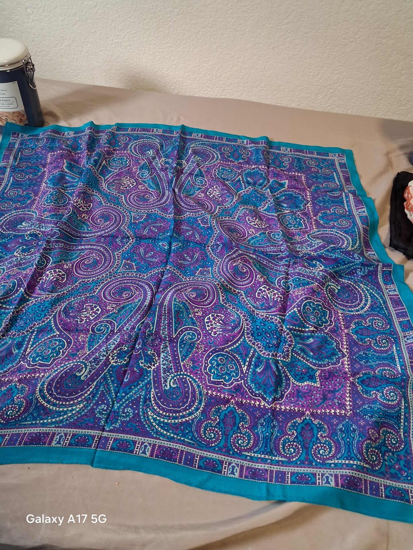 Vintage Scarf & Handkerchief Lot – Paisley + Floral Retro Pieces