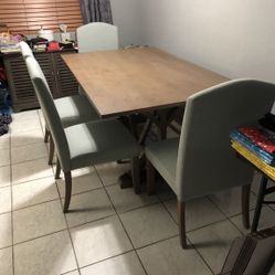 Dining Table with Bench And Chairs 