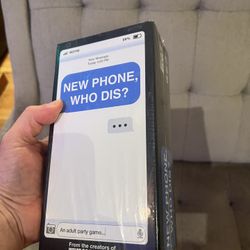 new/sealed party game: New Phone, Who Dis?