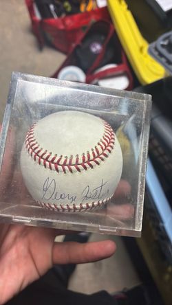 Signed baseball by gorge foster
