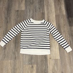 Blue and White Sweatshirt 