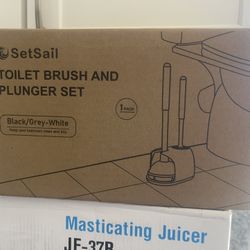 Toilet Brush and Plunger Set
