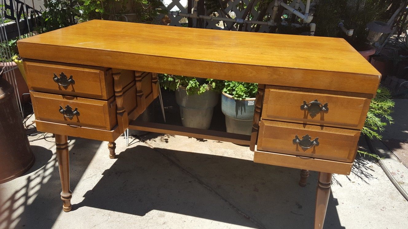 Small vintage sturdy desk